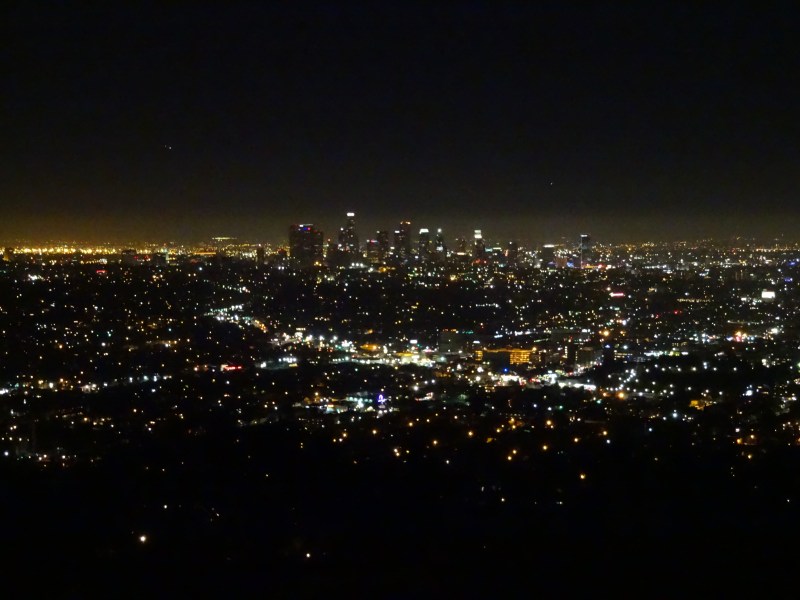 vue du Griffith observatory