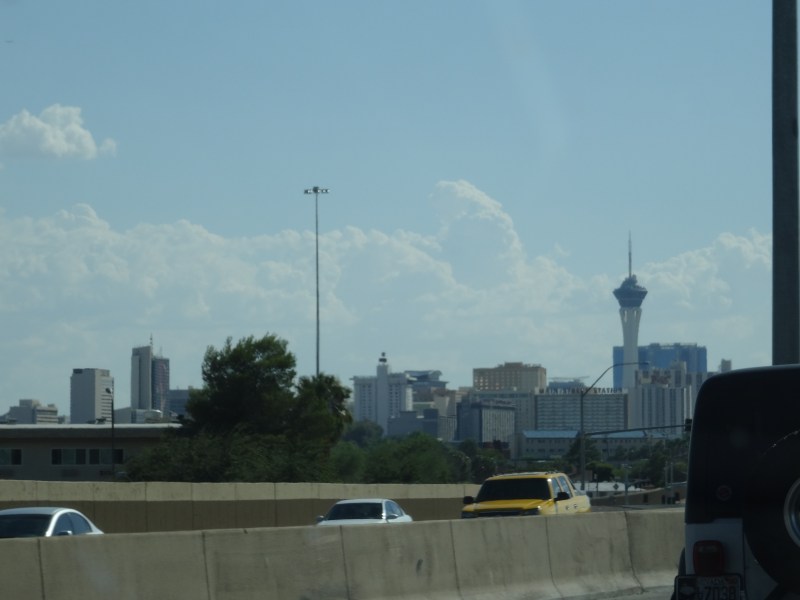 Arrivée à Las Vegas
