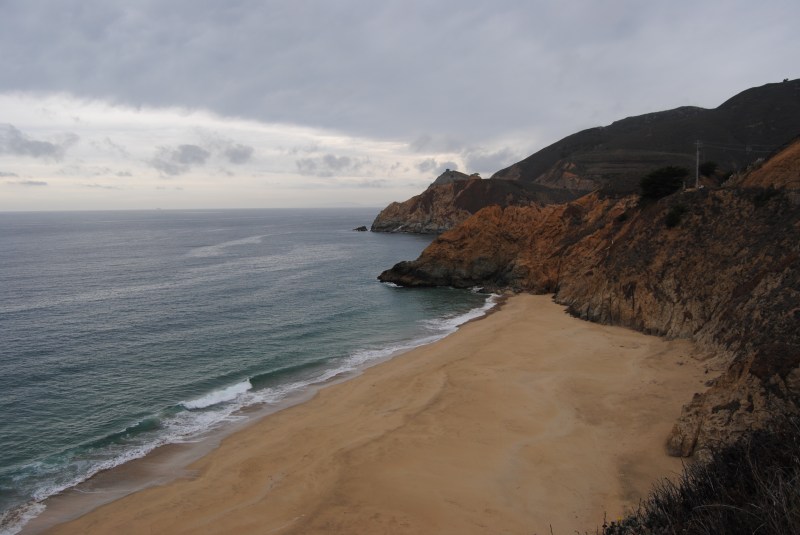 côte peu après San Francisco